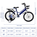 16"/18" Kids Bike for Boys and Girls with auxiliary wheels & Rack & Basket