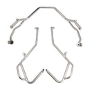 2025+ Honda X-Adv 750 Upper Lower Kit Engine Guard Frame Crash Bar Silver