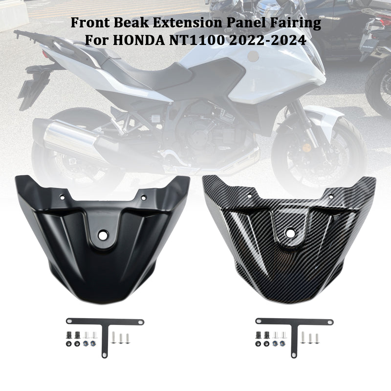 Front Beak Extension Nose Panel Fairing For HONDA NT1100 2022-2024