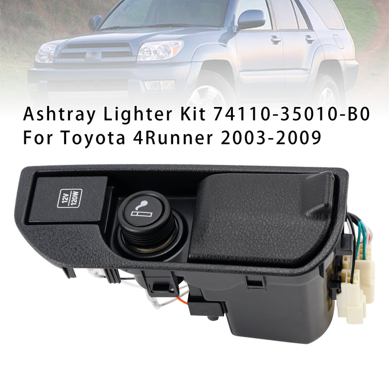 Ashtray Lighter Kit 74110-35010-B0 For Toyota 4Runner 2003-2009