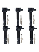 2008-2010 Honda Odyssey Touring EX-L V6 3.5L 6X Ignition Coil +Spark Plug UF603 Fedex Express