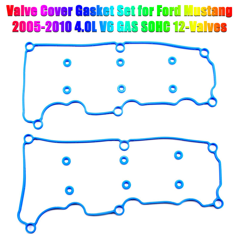 Valve Cover Gasket Set for Ford Mustang 2005-2010 4.0L V6 GAS SOHC 12-Valves