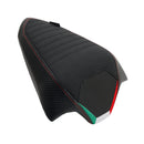 Rear Seat Passenger Cushion Flat Pu Fit For DU Streetfighter V2 2022-2023 grid carbon
