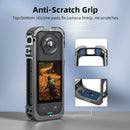 Utility Frame Case Cage for Insta360 X5 Protective Case Silicone Lens Cap Guard
