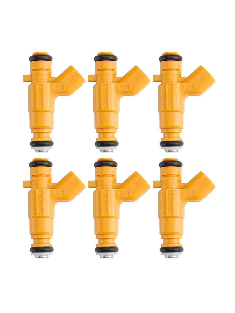 6PCS Fuel Injector 0280156129 Fit Vauxhall Vectra Fit Saab 9-3 2.8L 12581682