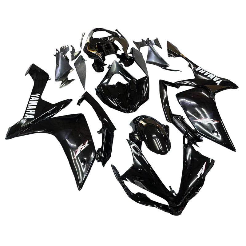 Fairings 2007-2008 Yamaha YZF-R1 All Black R1 Racing Generic