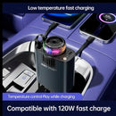 120W Super Fast Car Charger with Retractable Cable Smart Air Freshener Charger