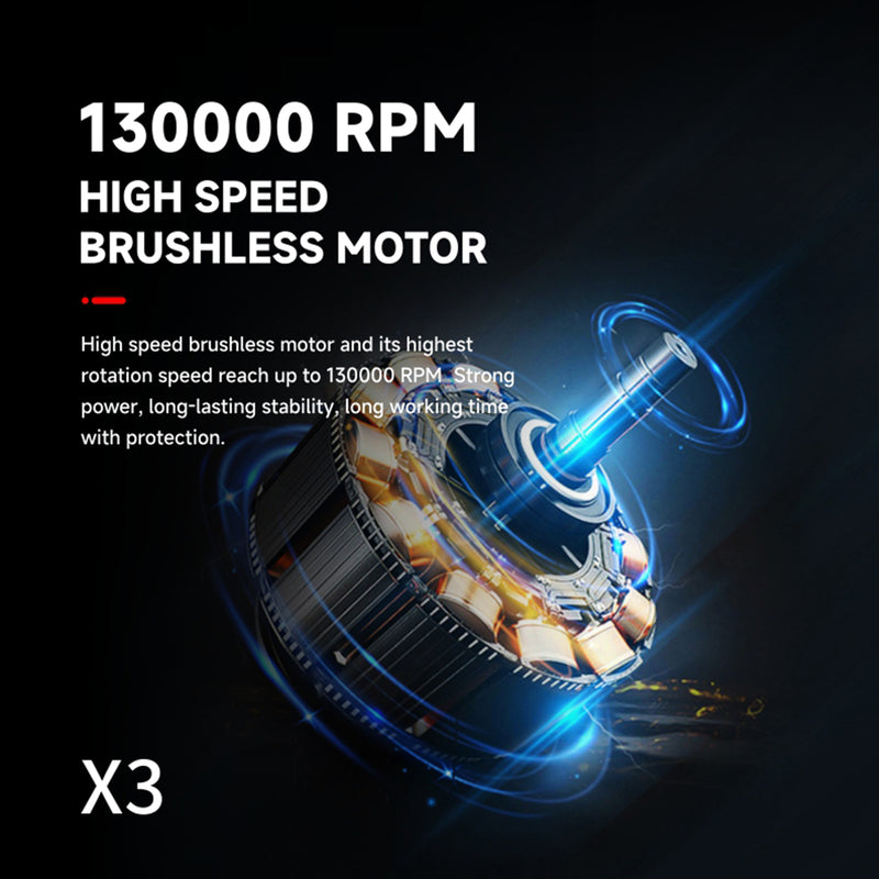 130000 RPM Turbo Blower Jet Fan Violent Turbofan Brushless Motor Rechargeable