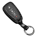 Leather Silicone Car Key Case Cover With Buckle For Chevrolet