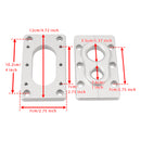 Aluminum Fire Wall Pass Through Raw Bracket For Holley Terminator x Max