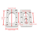 2Pack Aluminum Fire Wall Pass Through Raw Bracket For Holley Terminator x Max