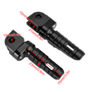 Front Footrests Foot Pegs fit for KAWASAKI ZX-4R ZX-4RR 24-25 NINJA 400 18-24