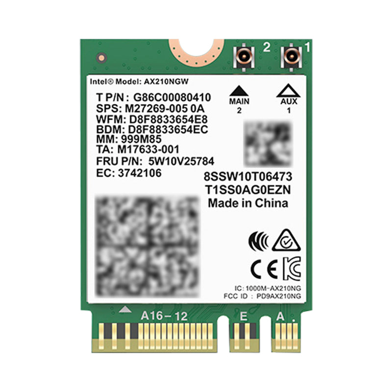 AX210 Module 5374Mbps High-Speed Wireless Gigabit Network Card Supports WIFI6