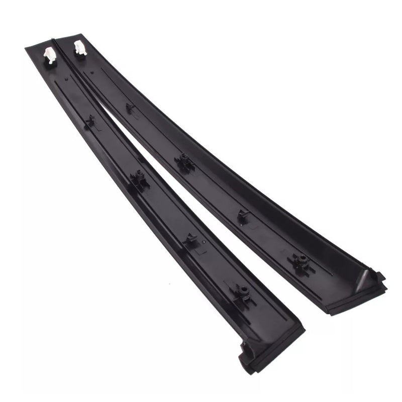 Left&Right Door Garnish Trim Pillar Sash Set SLJ-1173A-BK For Honda Civic 92-95