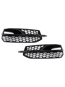 Front Lower Fog Light Cover Grille Grill Fit AUDI A3 S3 S-Line 2013-2016