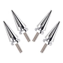 4x Silver Spike Windshield Fairing Bolts For Touring Road Glide FLTR 2015 - 2025