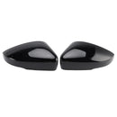 Side Mirror Covers Rearview Housing Black for VW Polo MK5 2009-2017