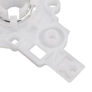 Left Car Side Mirror Glass Lens White Plastic Bracket Clip Holder for Honda