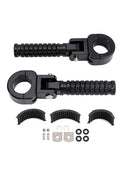 Universal Front Footrests Foot Pegs fit for motorcycle with 1.25" bars