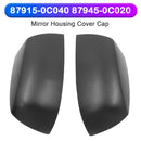 Rear View Door Wing Mirror Housing Cover Cap for Toyota Sequoia Tundra 2007-22