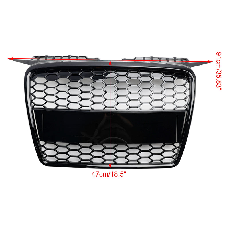 RS3 Style Front Bumper Grill Grille Fit Audi A3 8P 2004-2008 8P4853651A