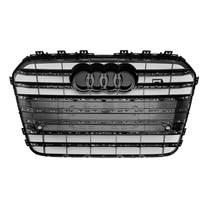 S6 Style Front Bumper Grill Grille Fit Audi A6 C7 2012-2015 Chrome