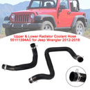 Upper & Lower Radiator Coolant Hose 55111394AC For Jeep Wrangler 2012-2018