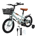 14"/16" Children Bicycle Toddlers Bike with Training Wheels Basket Kickstand