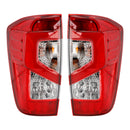 Pair Tail Light Lamp For Nissan NAVARA NP300 D23 3D Stripe Bar LED 2015-202