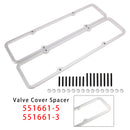 Small Block 1/2"3/8" Valve Cover Spacer 500 Riser 350 For Shaft Mount Roller