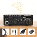 Bluetooth 5.0 HiFi Sunbuck 2000W Stereo Power Amplifier Karaoke FM USB SD AUX