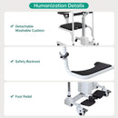 Electric Transfer Chair Patient Lift (4 in 1) for Home 180° Split Seat 330 lbs Load-Bearing for Elderly Disabled Handicapped  Full Body Sling Portable