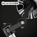 Billet Aluminum 22mm 25mm Round Bar End Mirror For Tracker Superbike Motorcycle