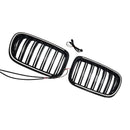 2011-2014 Fit BMW X3 F25 Dual Line Black Front Bumper Kidney Grill Grille