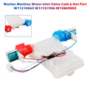 Washer Machine Water Inlet Valve Cold & Hot Part W11210463 W11101906 W10869803