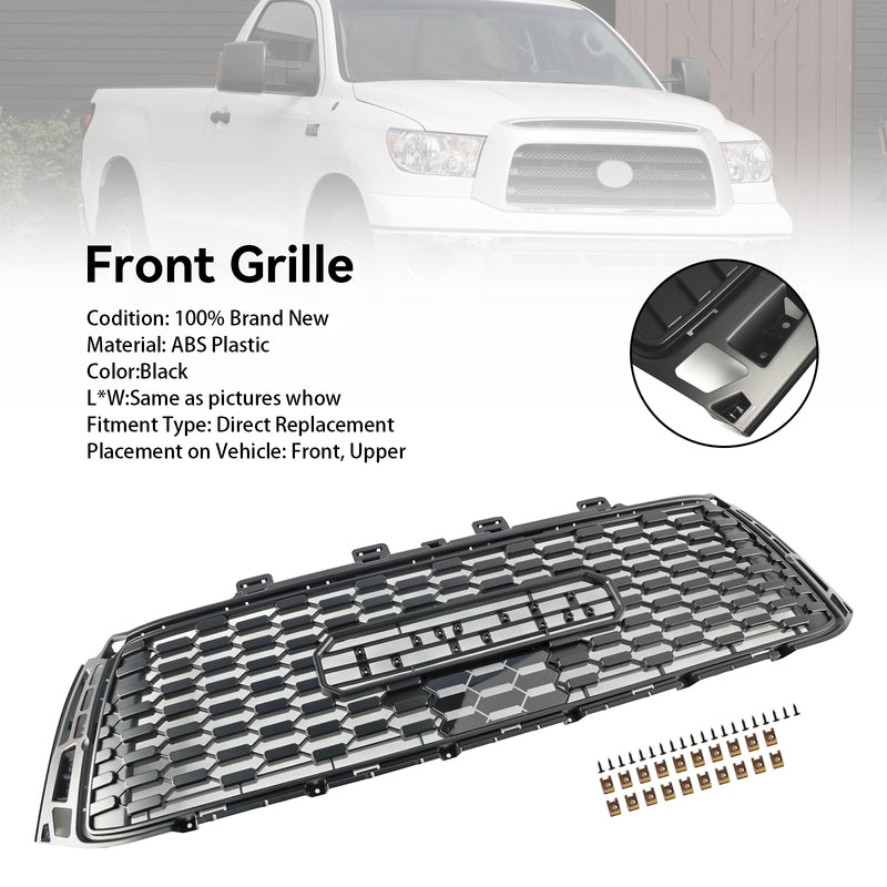 Toyota Tundra 2010-2013 TRD PRO 
Honeycomb Front Bumper Grill Grille Black