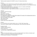 Battery Cable Standard A123-00HP For Ford 7.3L Powerstroke Diesel