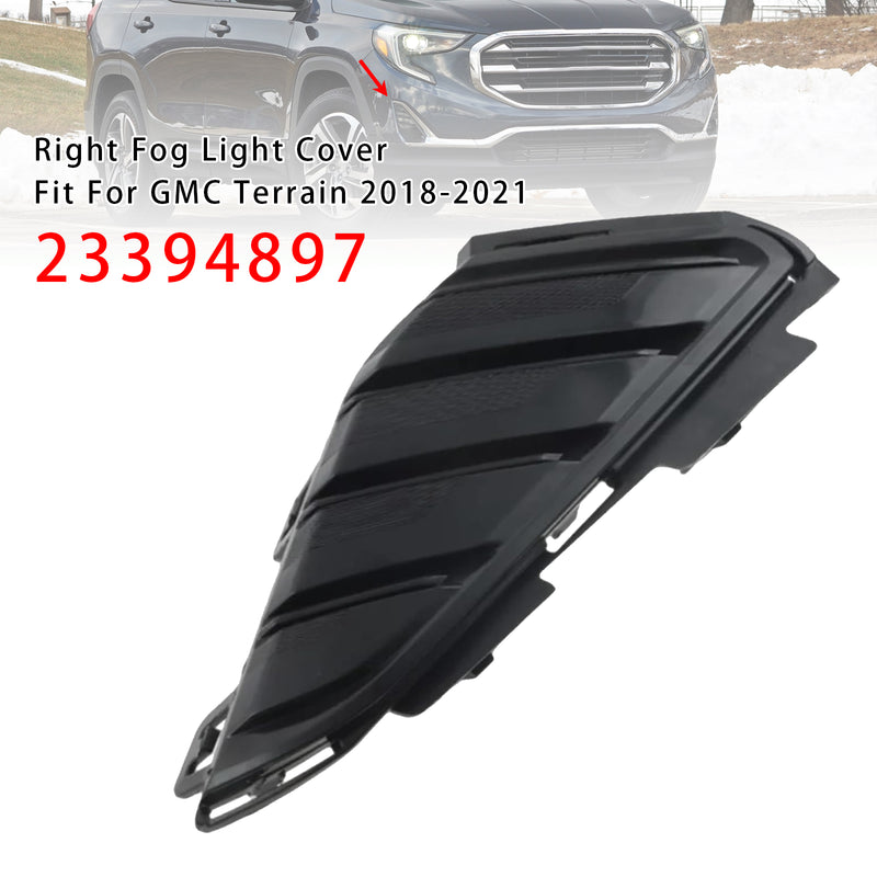 Right Side Bumper Fog Light Cover For GMC Terrain 2018-2021 23394897