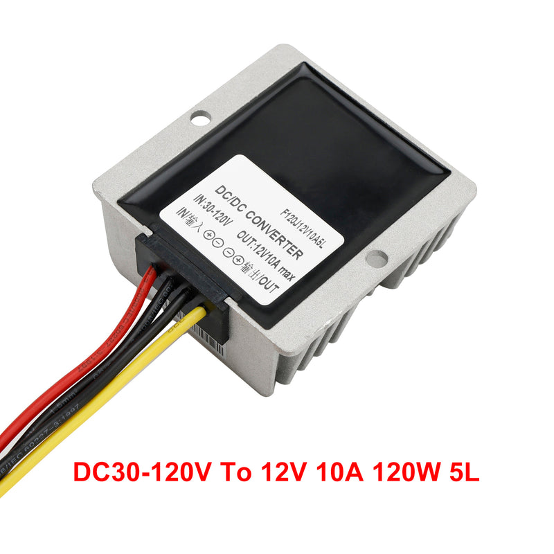 10-20A Waterproof DC/DC Converter Power Supply Regulator 30-120V Step Down To 12V