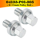 2脳 Crank Pulley Bolt D16Z6 D16 D15 D16Y8 D Series for Honda Civic 04133-P01-305