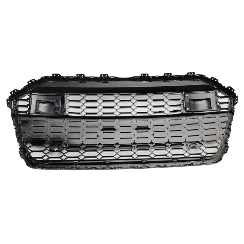 RS6 Style Honeycomb Mesh Front Grill Grille Fit Audi A6 S6 2019-2023 W/ACC