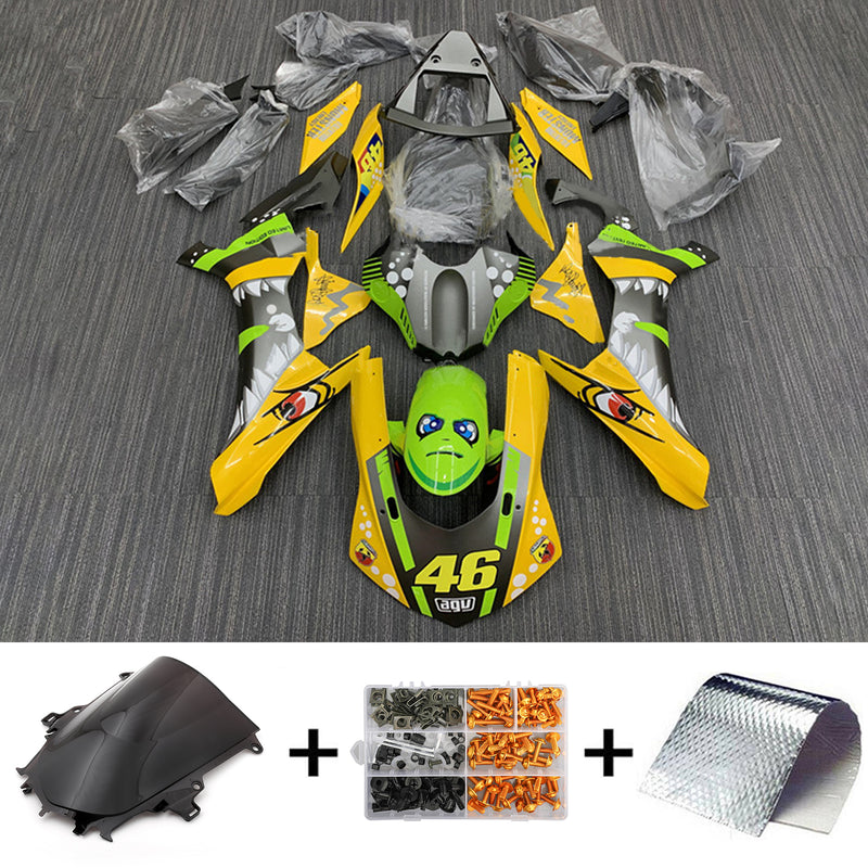 Amotopart Yamaha YZF 1000 R1 2015-2019 Fairing Kit Bodywork Plastic ABS