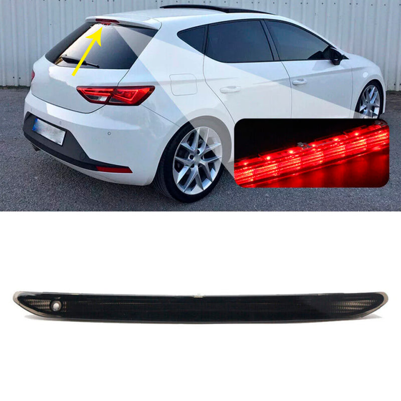 Black Lens High Level Brake LED Light Rear 3rd Stop For Seat Leon 5F 2011-2016