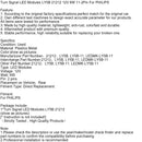 Turn Signal LED Modules LY5B 21212 12V 6W 11-2Pin For PHILIPS