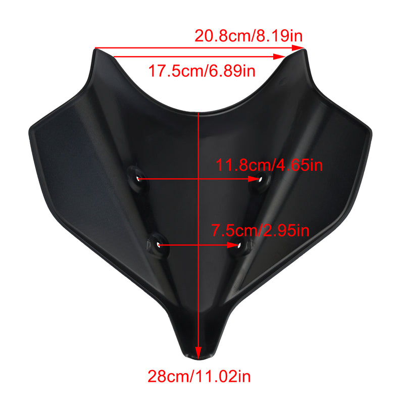 ABS Motorcycle Windshield WindScreen fit for YAMAHA MT-10 / MT-10 SP 2022-2024