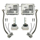 2x Xenon Ballast & HID D3S Light Bulb Wire Kit Control Unit For GMC Acadia 13-16