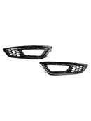 Ford Focus 2015-2017 Pair Front Bumper Fog Light Lamp Cover Bezel Grill