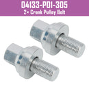 2脳 Crank Pulley Bolt D16Z6 D16 D15 D16Y8 D Series for Honda Civic 04133-P01-305