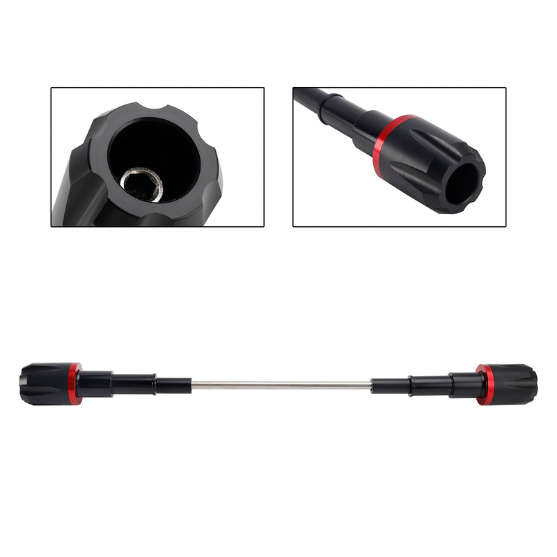 Aluminum Frame Crash Slider Protection Red For Du Cafe Racer Scrambler 800