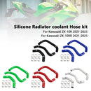 2021-2025 Kawasaki ZX10R ZX-10RR Silicone Radiator coolant Hose